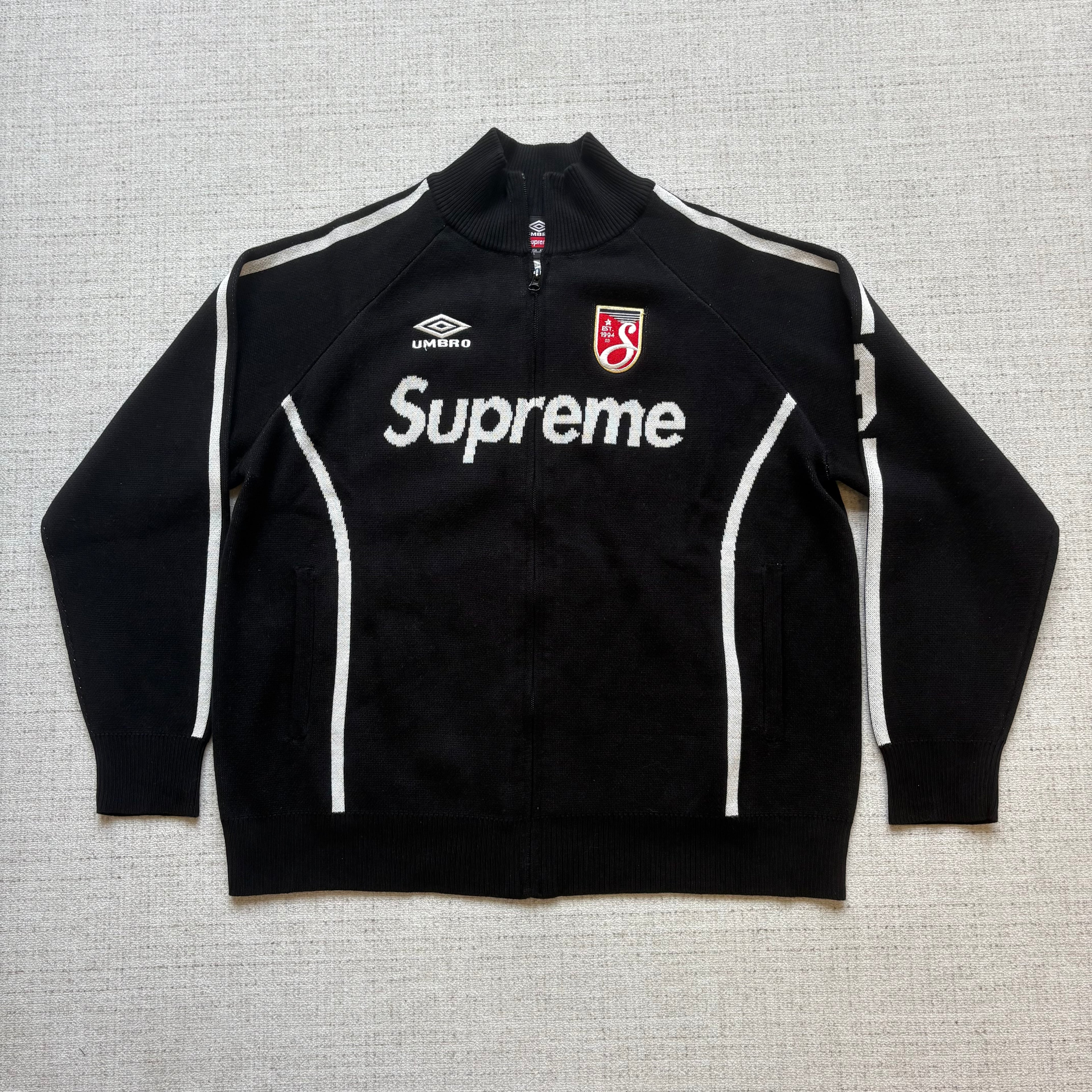 Supreme Umbro Pullover mit Reißverschluss Schwarz