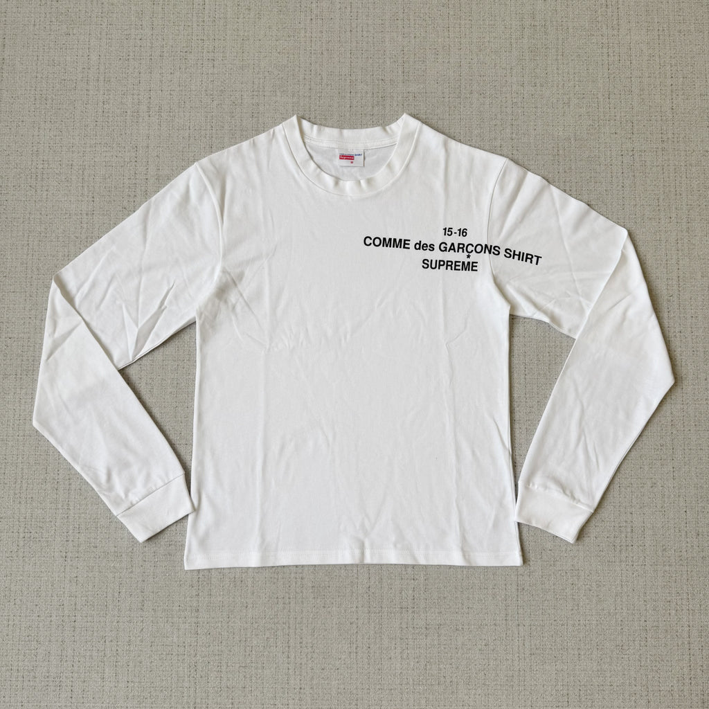 CDG X Supreme Longsleeves