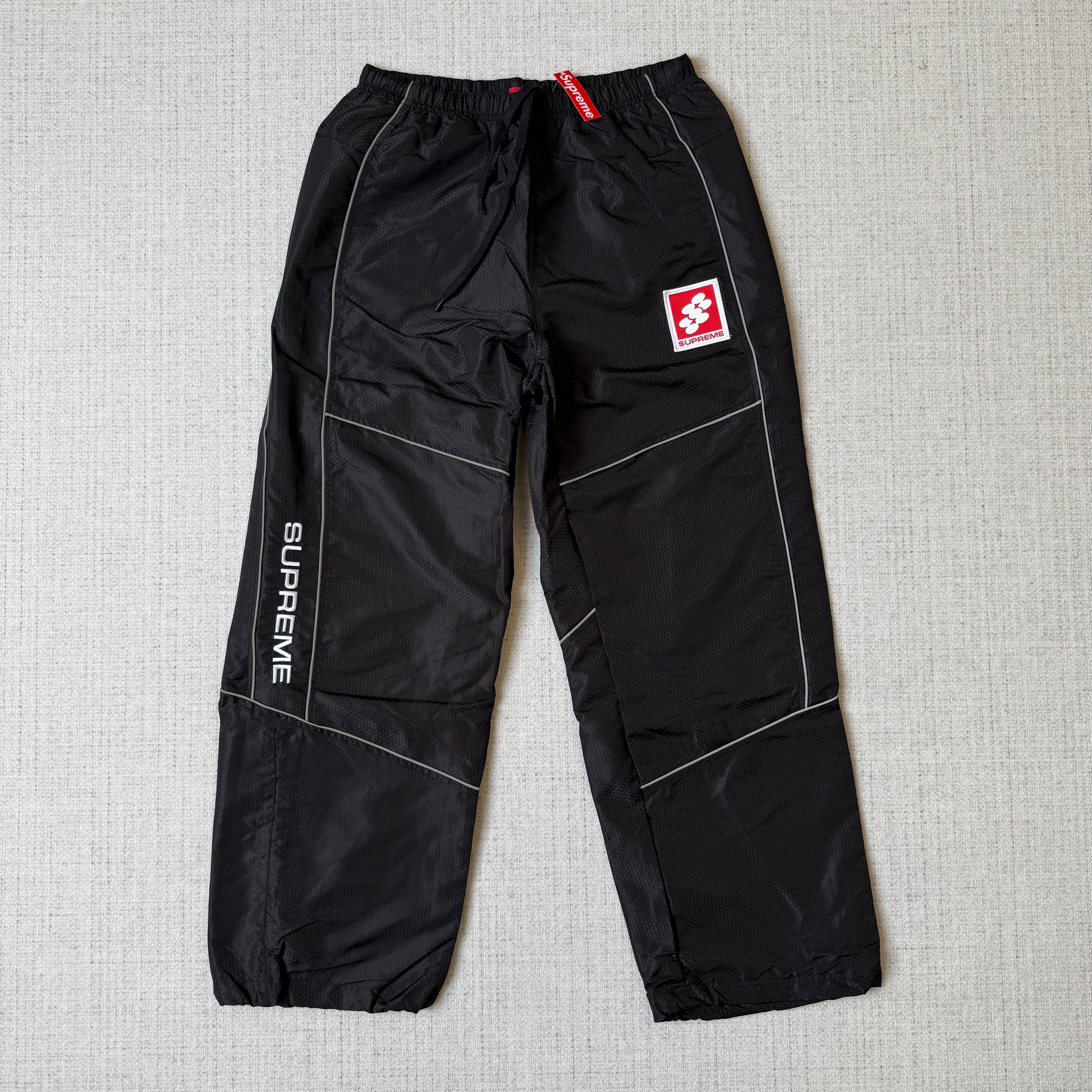 Supreme Reflektierender Paspelierung Tracksuit Black