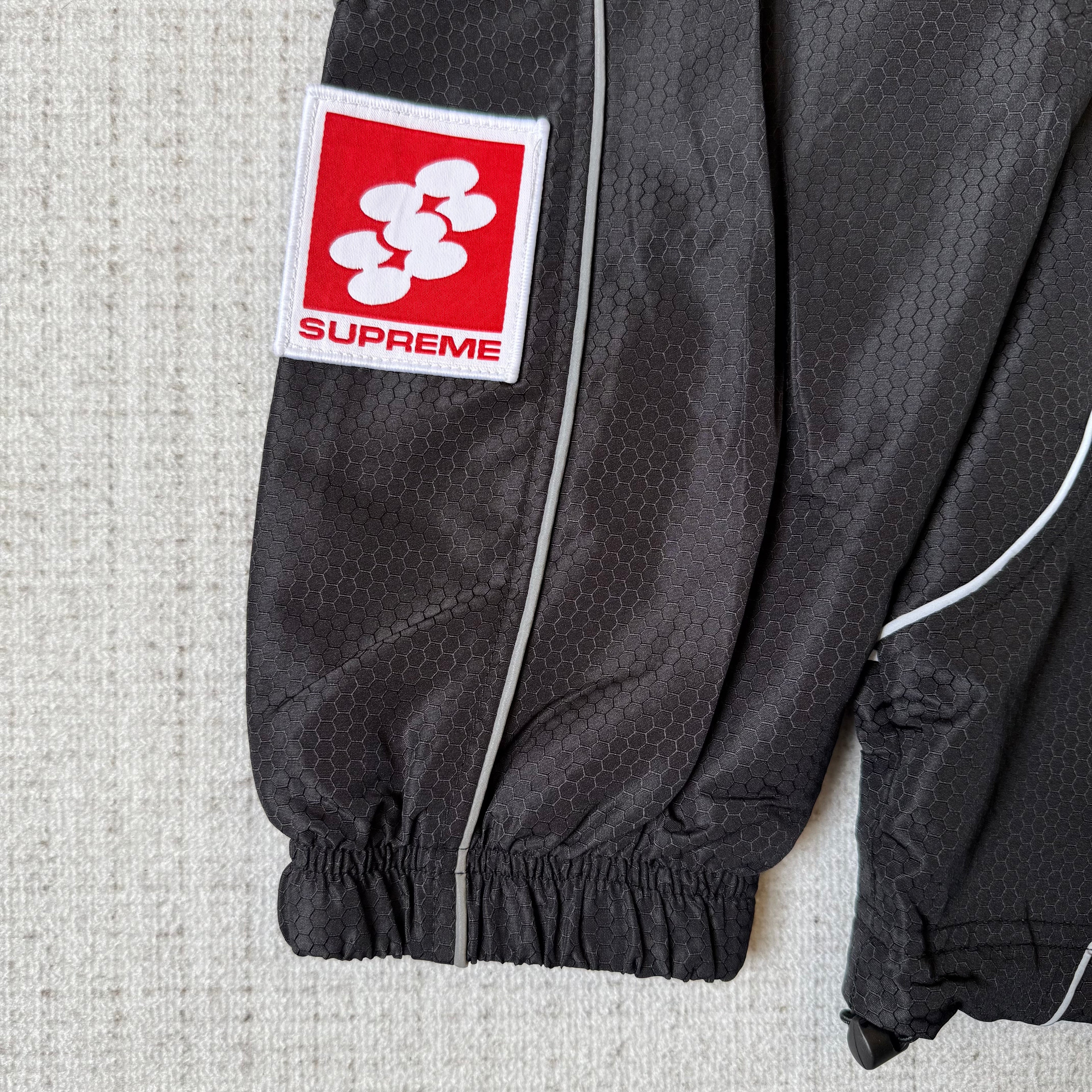 Supreme Reflektierender Paspelierung Tracksuit Black