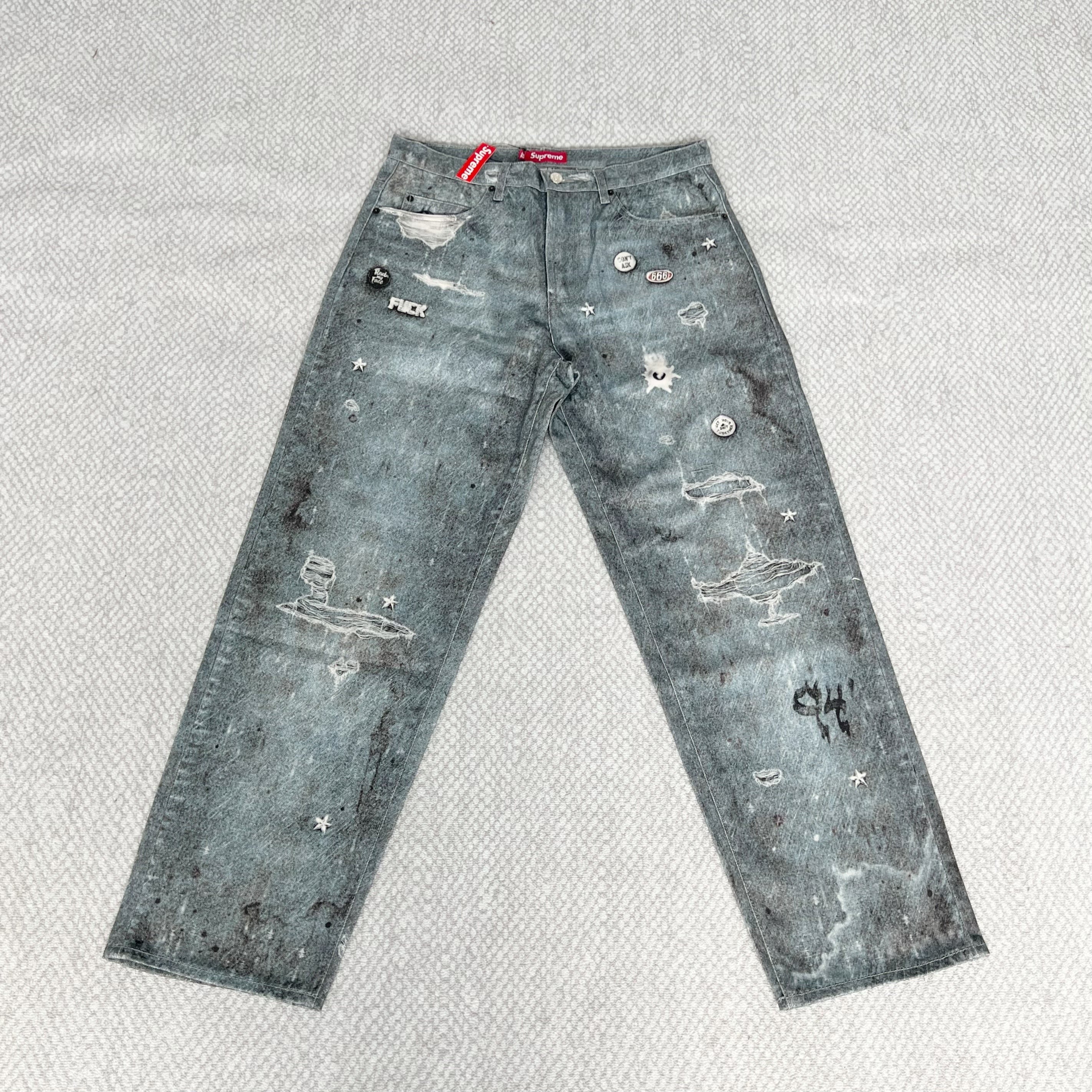 HJR Trompe L`oeil Loose Fit Jeans