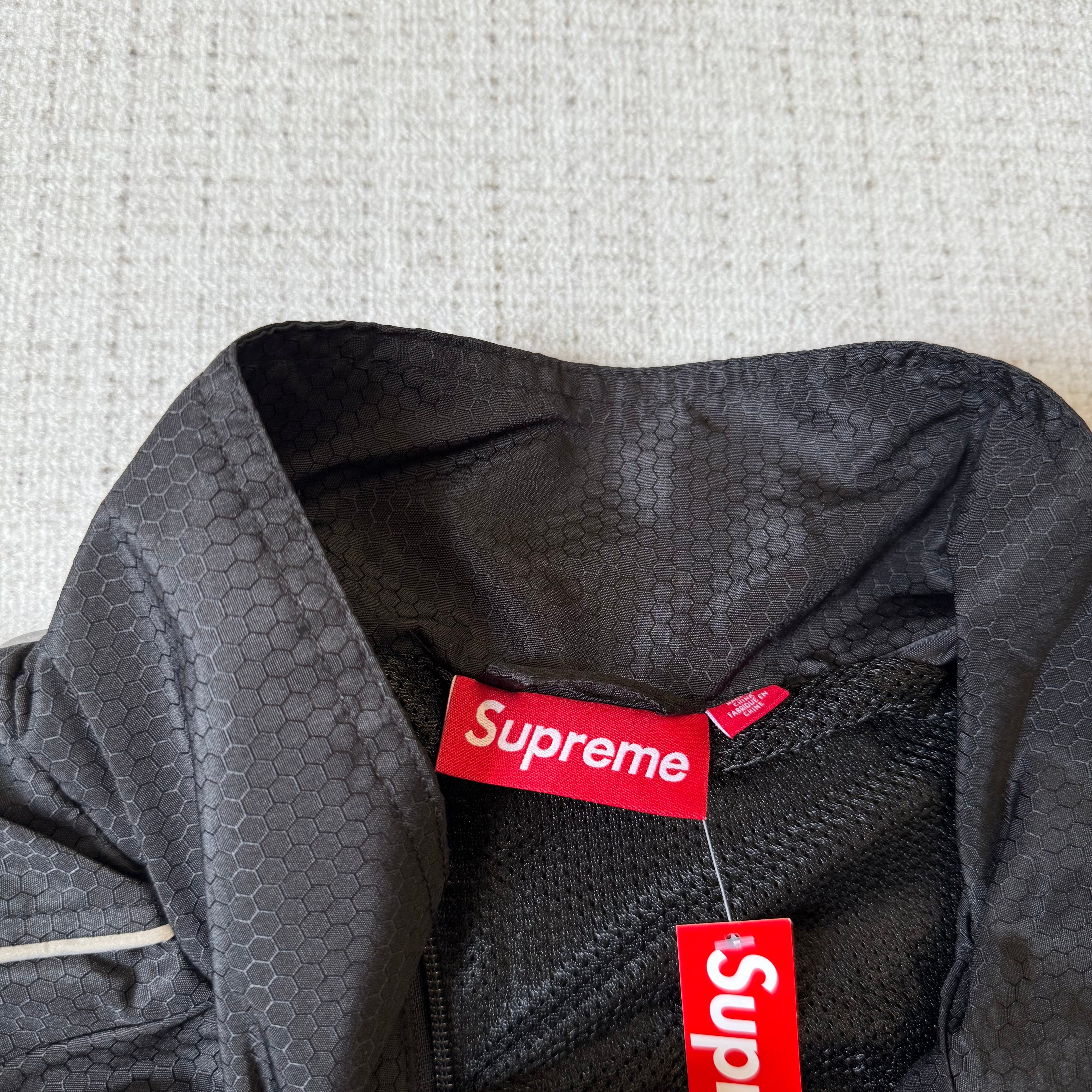 Supreme Reflektierender Paspelierung Tracksuit Black