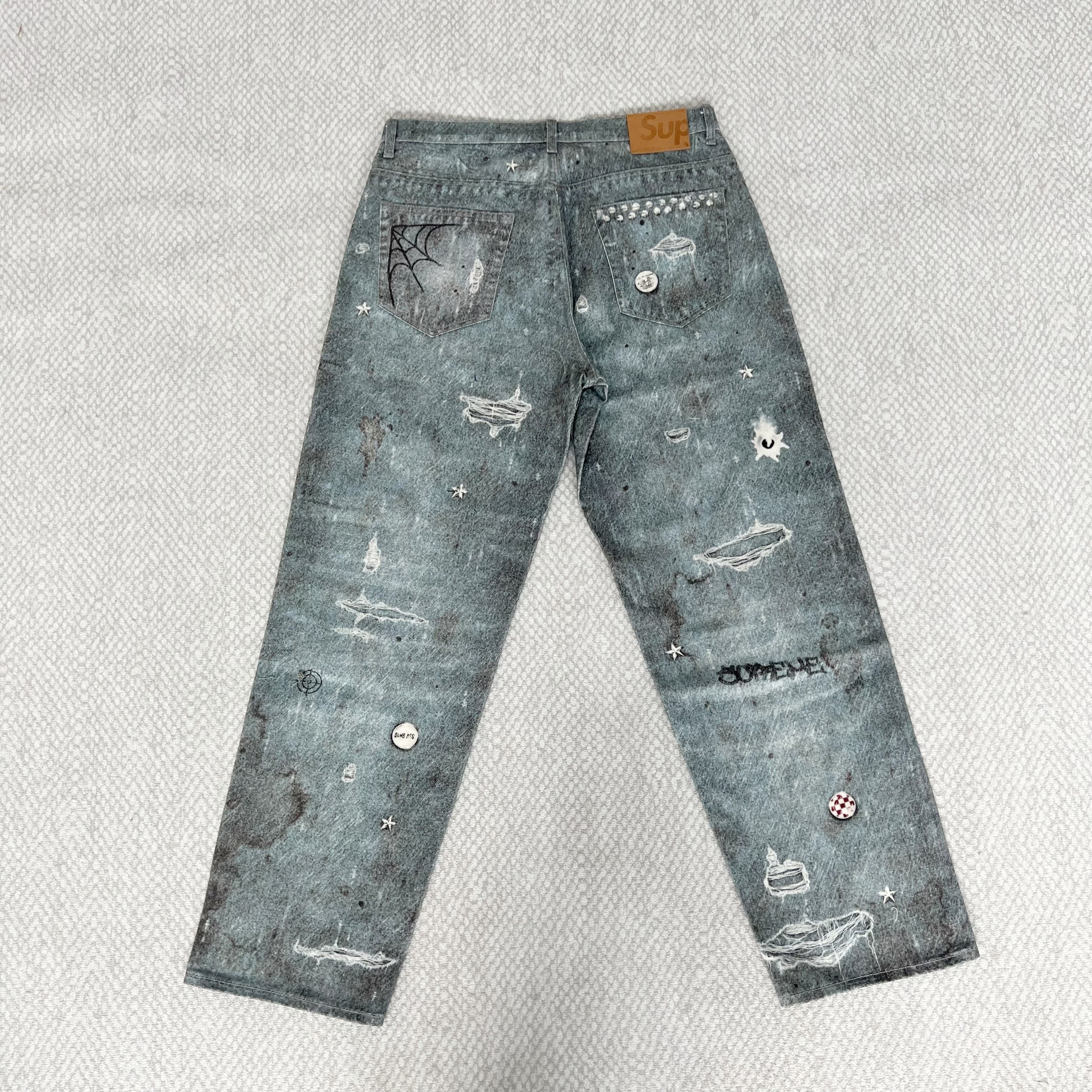 HJR Trompe L`oeil Loose Fit Jeans